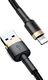 Kabel USB Baseus USB-A - Lightning 2 m Czarno-złoty (CALKLF-CV1) 4