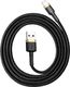 Kabel USB Baseus USB-A - Lightning 1 m Czarno-złoty (CALKLF-BV1) 5