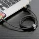 Kabel USB Baseus USB-A - Lightning 1 m Czarno-złoty (CALKLF-BV1) 6