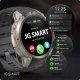Smartwatch JG Smart SMARTWATCH MĘSKI ZEGAREK WODOODPORNY GPS MAPY ROZMOWY MENU PL AMOLED 500mAh 8