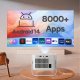 Projektor Reagle RZUTNIK PROJEKTOR LED 900 ANSI 8K 4K 140" ANDROID 14 SMART TV WIFI 6 HDR10 8