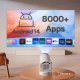 Projektor Reagle RZUTNIK MINI PROJEKTOR LED ANDROID 14 PRZENOŚNY 4K SMART TV WIFI MODEL 2026 REAGLE 8