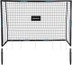 Bauerkraft Duża metalowa bramka piłkarska z siatką treningową do gry w piłkę nożną 300x200x120 cm czarno-niebieska 6
