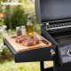 Heckermann Grill gazowy ogrodowy stalowy nierdzewny 5+1 YF-01JY05-B żeliwny ruszt 17,4 kW czarny 14