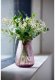 Bitz Kusintha 22 cm Pink Glass 25347 3