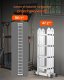 Profi Tools Drabina wielofunkcyjna 7w1 teleskopowa 4-stopniowa 4,7m do domu 6