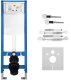 Zestaw podtynkowy Rea Stelaż Slim 024N do mis WC z przyciskiem HD Satin 5
