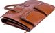 Solier Skórzana torba męska na garnitur SL18 Harlow vintage brown uniwersalny 8