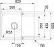 Zlewozmywak Franke Orion OID 611-62 Tectonite onyx (114.0286.441) 2