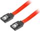 Lanberg SATA - SATA, 0.5m, Czerwony (CA-SASA-14CC-0050-R) 1