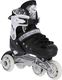 Rolki Nils Extreme NH10905 z wymienną płozą regulowane czarno-białe r. 35-38 7
