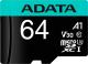 Karta ADATA Premier Pro MicroSDXC 64 GB Class 10 UHS-I/U3 A2 V30 (AUSDX64GUI3V30SA2-RA1) 2