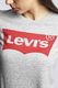 Levi`s THE PERFECT GRAPHIC TEE 0263 BETTER BATWING SMOKESTACK HEATHER - XS - damskie - szary 2