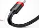 Kabel USB Baseus USB-A - USB-C 3 m Czarno-czerwony (CATKLF-U91) 10