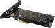 Kontroler Axagon PCIe 3.0 x4 - NVMe M-key + SATA B-key (PCEM2-D) 2