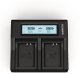 Ładowarka do aparatu Duracell Duracell Dual Charger for DR9967/LP-E10 1
