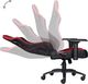 Fotel Marvo CH-118 Czarno-czerwony (MGMWH18WR000) 5