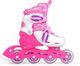 Rolki SMJ sport Combo Set 2w1 z wymienną płozą regulowane różowe r. 30-33 1