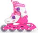 Rolki SMJ sport Combo Set 2w1 z wymienną płozą regulowane różowe r. 30-33 7