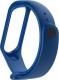 Hurtel Zamienna silikonowa opaska pasek do Xiaomi Mi Band 4 / Mi Band 3 ciemnoniebieski uniwersalny 2