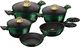 Berlinger Haus Zestaw garnków METALLIC EMERALD BH-6065 2
