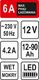 Sthor STHOR PROSTOWNIK 12V 6A 90Ah LED T82542 2
