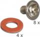Delock Adapter do montażu dysków od 2.5" do 3.5" (18205) 2