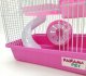 Panama Pet Klatka dla gryzoni do czasowego pobytu 27x20,5x25,5 cm biało/różowa 6