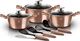 Berlinger Haus Zestaw garnków METALLIC ROSE GOLD [BH-6161] 2