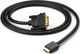 Kabel Ugreen HDMI - DVI-D 1m czarny (30116) 2