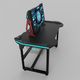 Biurko E-Blue EGT536BK Czarne 136.5 cmx80.3 cm 2