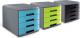Arda organizer MyDesk szaro-czarny 4 szuflady (18P4PN) 2