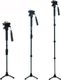 YUNTENG Monopod 2w1 Z Nóżkami I Głowicą Olejową / Video / Gopro Hero 7 6