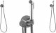 Bateria bidetowa Rea Loop Lungo podtynkowa chrom 3