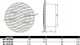 Dospel Wentylator domowy sufitowy Dospel 120MM NV 12 007-0439 7
