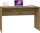 Biurko Topeshop Plus Brązowe 120 cm x 50 cm 1