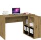 Biurko Topeshop Plus Brązowe 120 cm x 50 cm 5