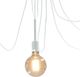 Lampa wisząca ECpower ZD74B LAMPA SUFITOWA ŻYRANDOL PAJĄK 6 RAMION BIAŁA uniwersalny 2