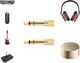 Adapter AV Ugreen Jack 3.5mm - Jack 6.3mm złoty (20503) 3