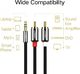 Kabel Ugreen Jack 3.5mm - RCA (Cinch) x2 1.5m czarny (UGR318) 2