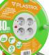 Plastrol przedłużacz bębnowy Standard Line 40m H05VV-F 3x1,5 4xGS 16A pomarańczowy (W-98950) 9