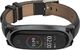 Tech-Protect Pasek skórzany Mi Smart Band 5 czarny 2