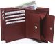 Bag Street Portfel męski skórzany duży burgundowy C70 2