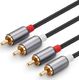 Kabel Ugreen RCA (Cinch) x2 - RCA (Cinch) x2 2m szary (10518) 8