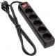 Listwa zasilająca InLine 5 gniazd 1.5 m czarna (16451D) 3