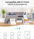Stojak Ugreen UGREEN Uchwyt na tablet do domowego stojaka na tablet Uchwyt na telefon kompatybilny z iPadem Air 3, iPadem Pro, iPadem Mini, MediaPadem, Surface Pro 7, Galaxy Tab, iPhone 11 itd. Do 10,5 cala (biały) 7
