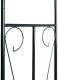 vidaXL Pergola ogrodowa, czarny, 120x38x258 cm, żelazna 5
