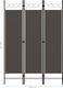vidaXL Parawan 3-panelowy, antracytowy, 120 x 180 cm 6