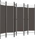 vidaXL Parawan 6-panelowy, antracytowy, 240 x 180 cm 3