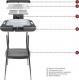 Clatronic BQS 3508 Grill ogrodowy elektryczny 2000 W 24.5 cm x 35.5 cm 3